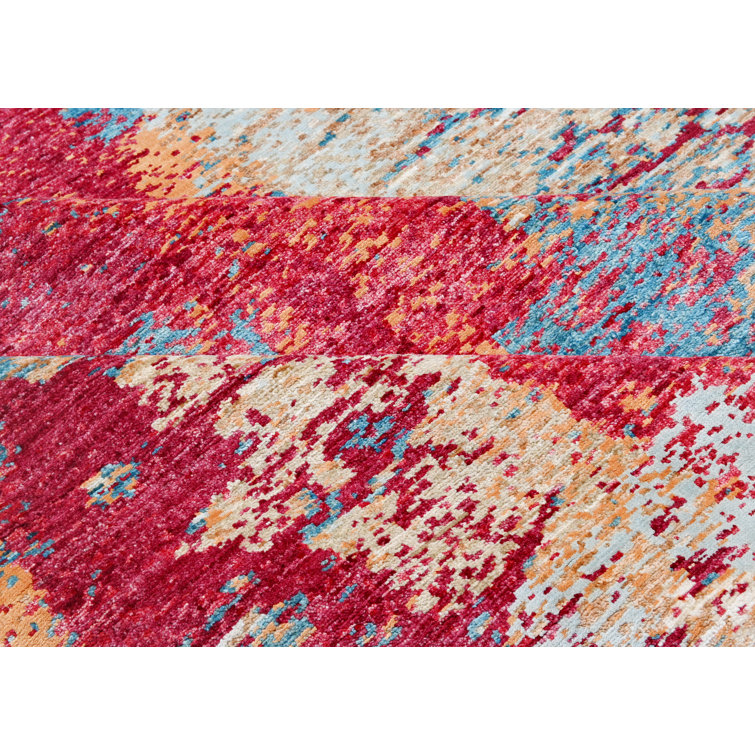 Bokara Rug Co., Inc. HandKnotted HighQuality Red and Beige Area Rug